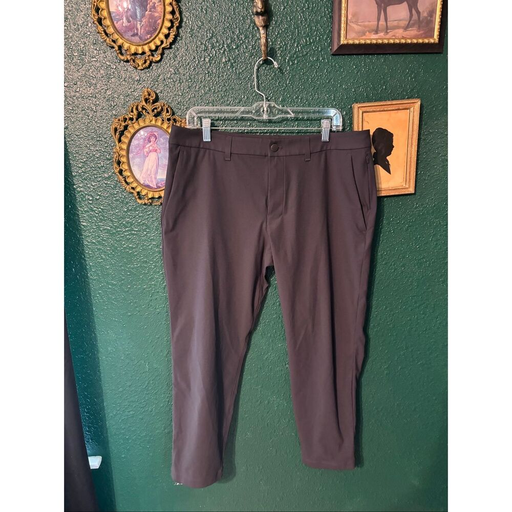 Lululemon ABC Slim-Fit Trouser 28" *Warpstreme Sz 35 Gray